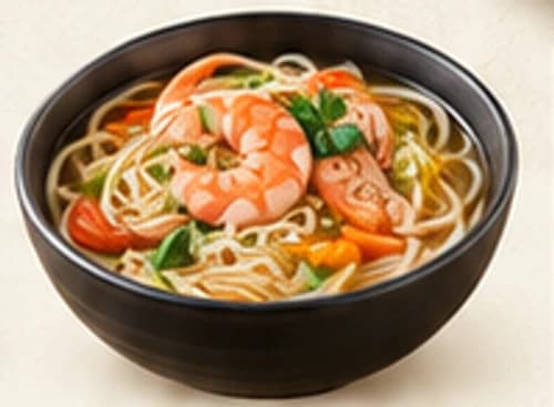 نودلز شوربة جمبري